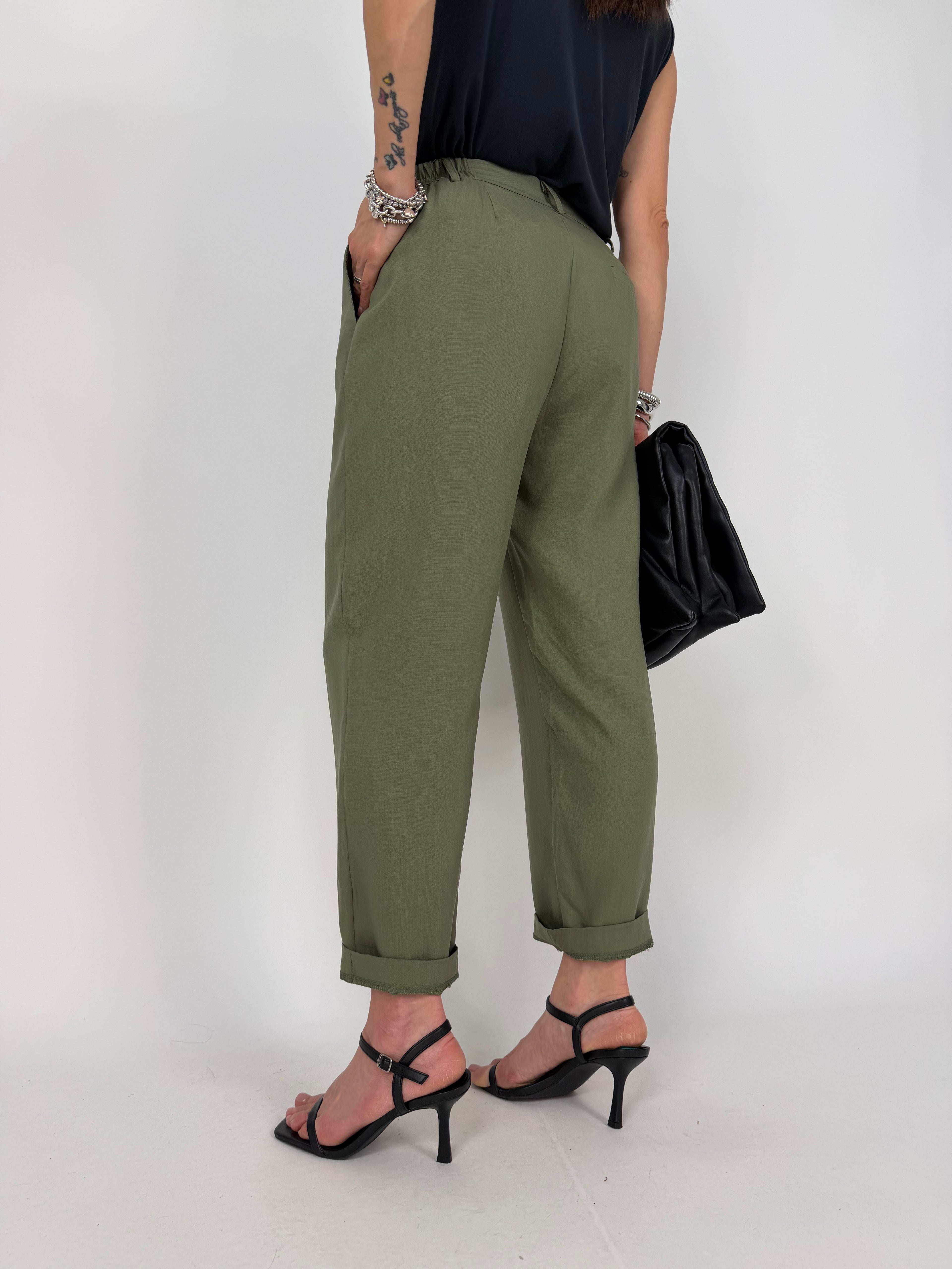 CHINO PANTS OLIVA