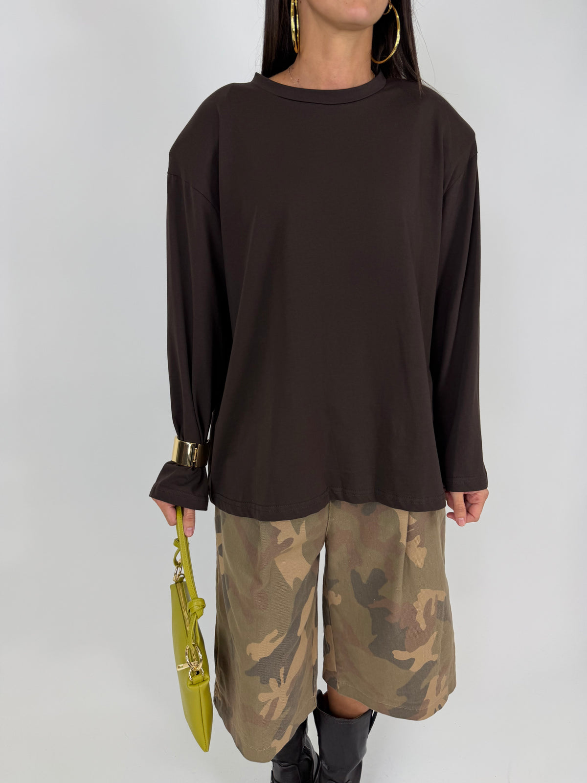 T-SHIRT BOXY CHOCO