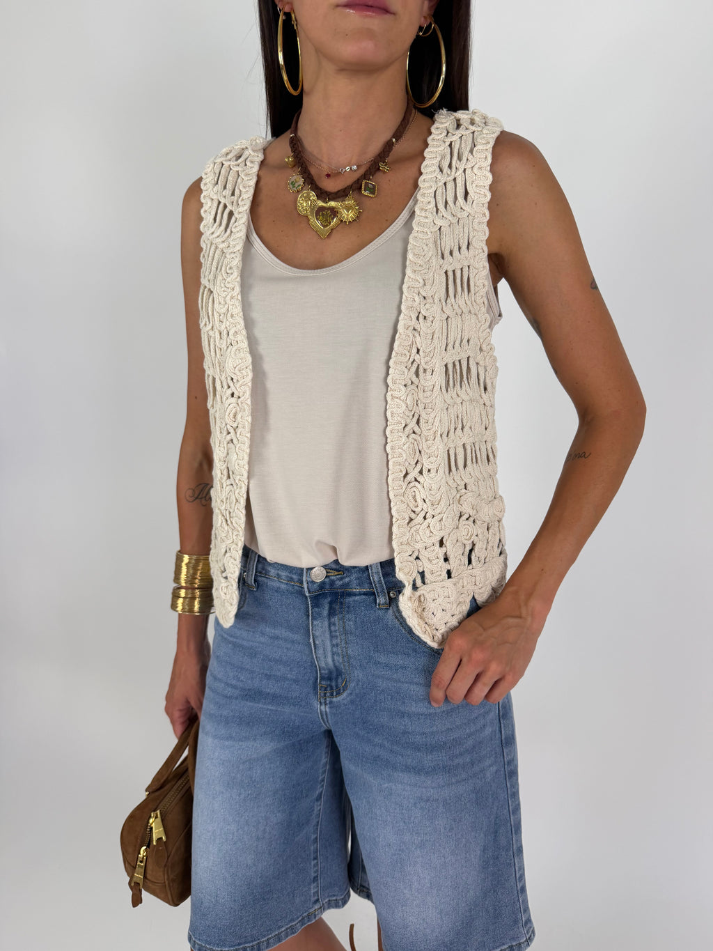 GILET CROCHET