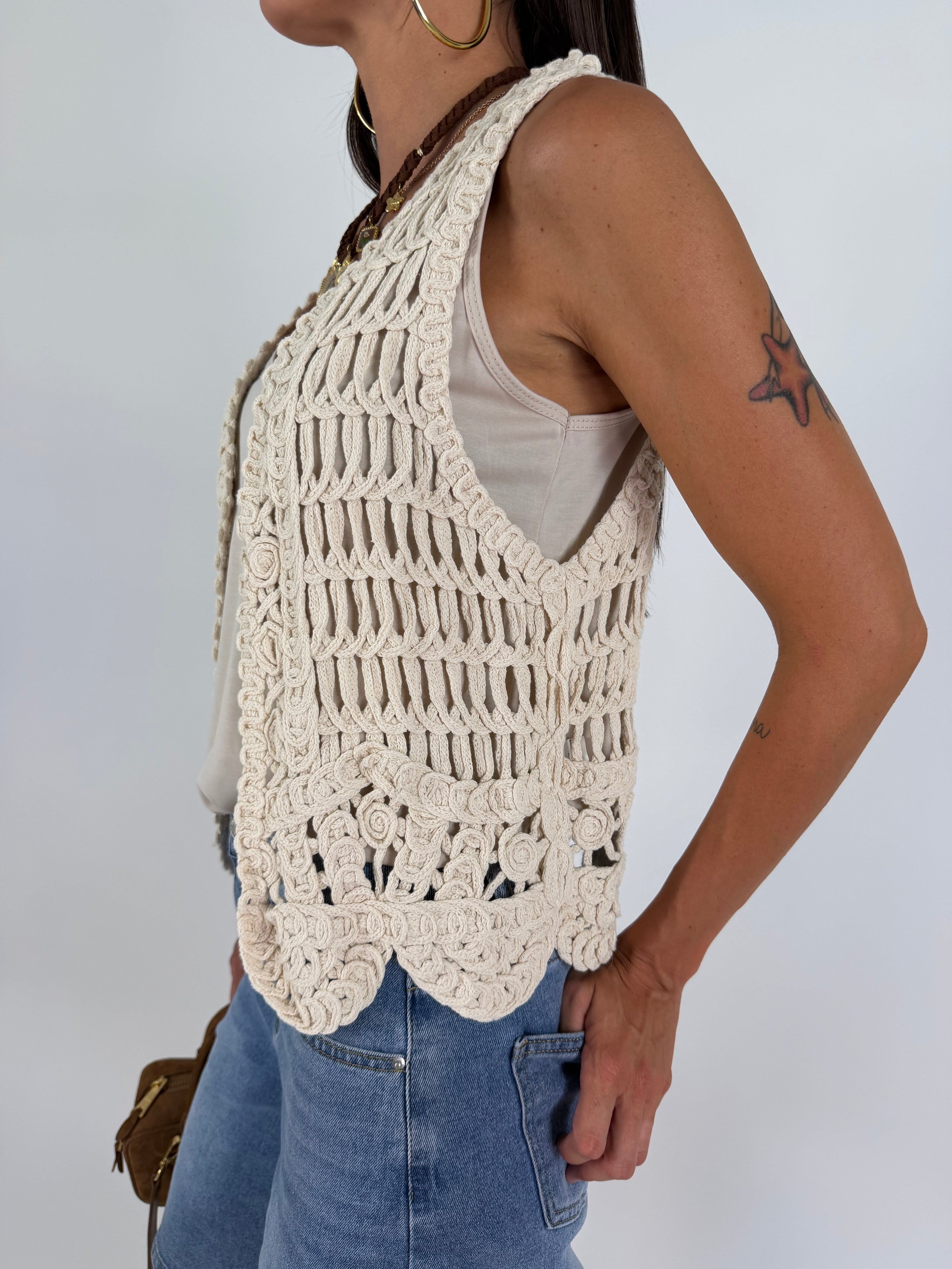 GILET CROCHET