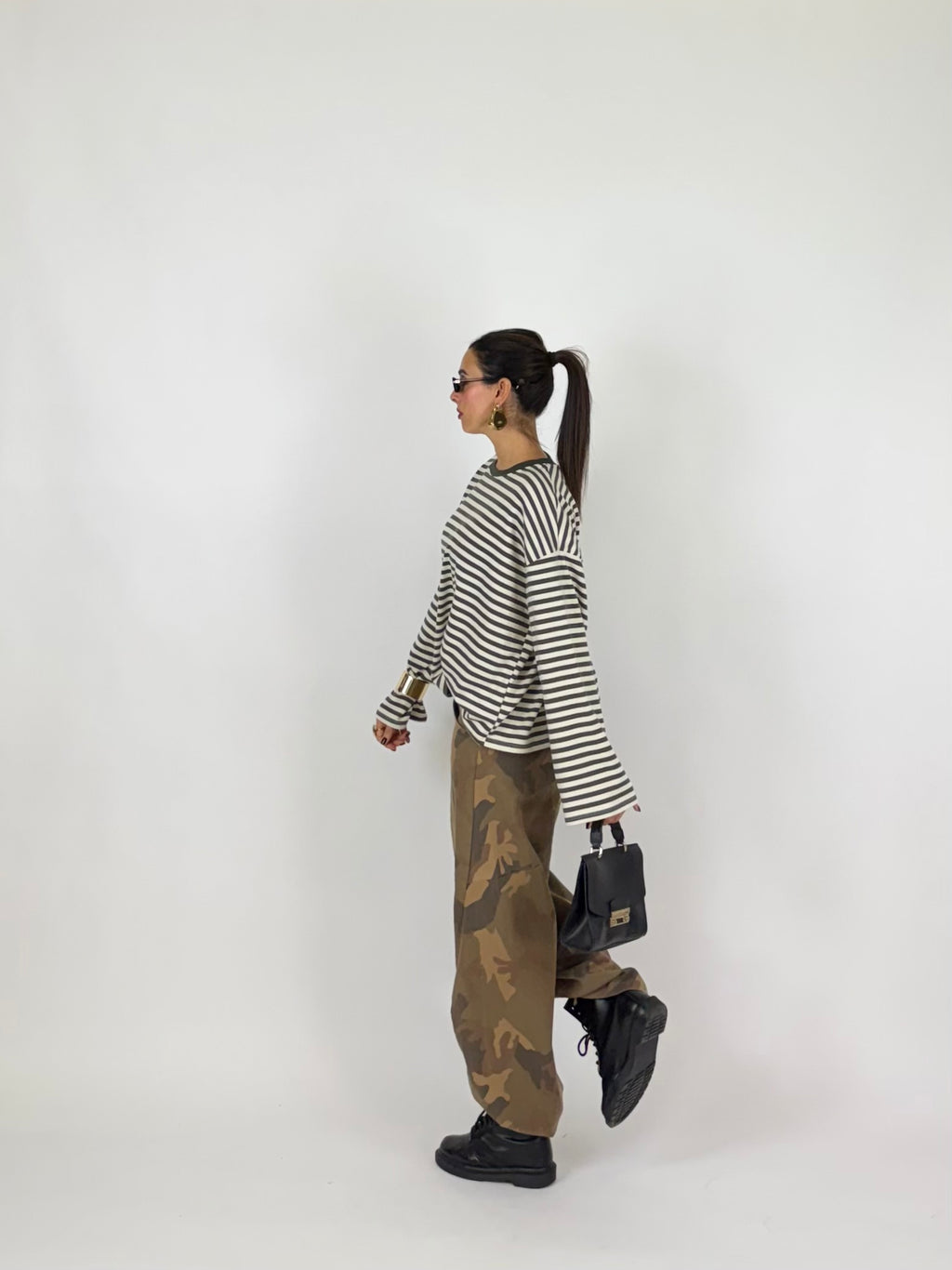 MAGLIA STRIPES GREEN
