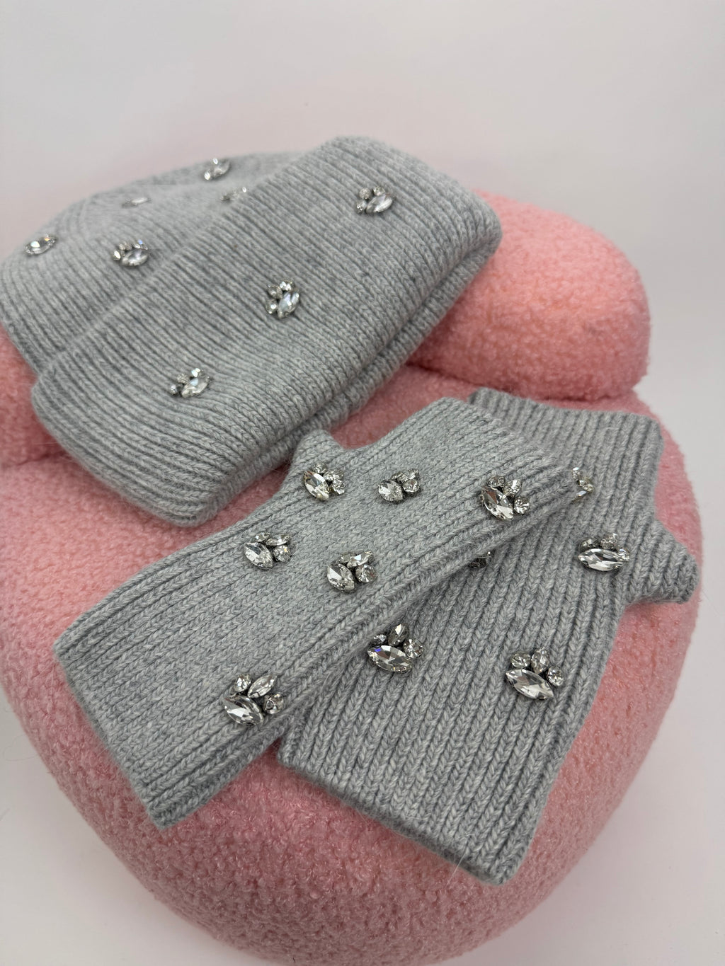 COORD CAPGLOVES GREY