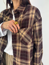 Carica l&#39;immagine nel visualizzatore di Gallery, CAMICIA CHECK BORDEAUX
