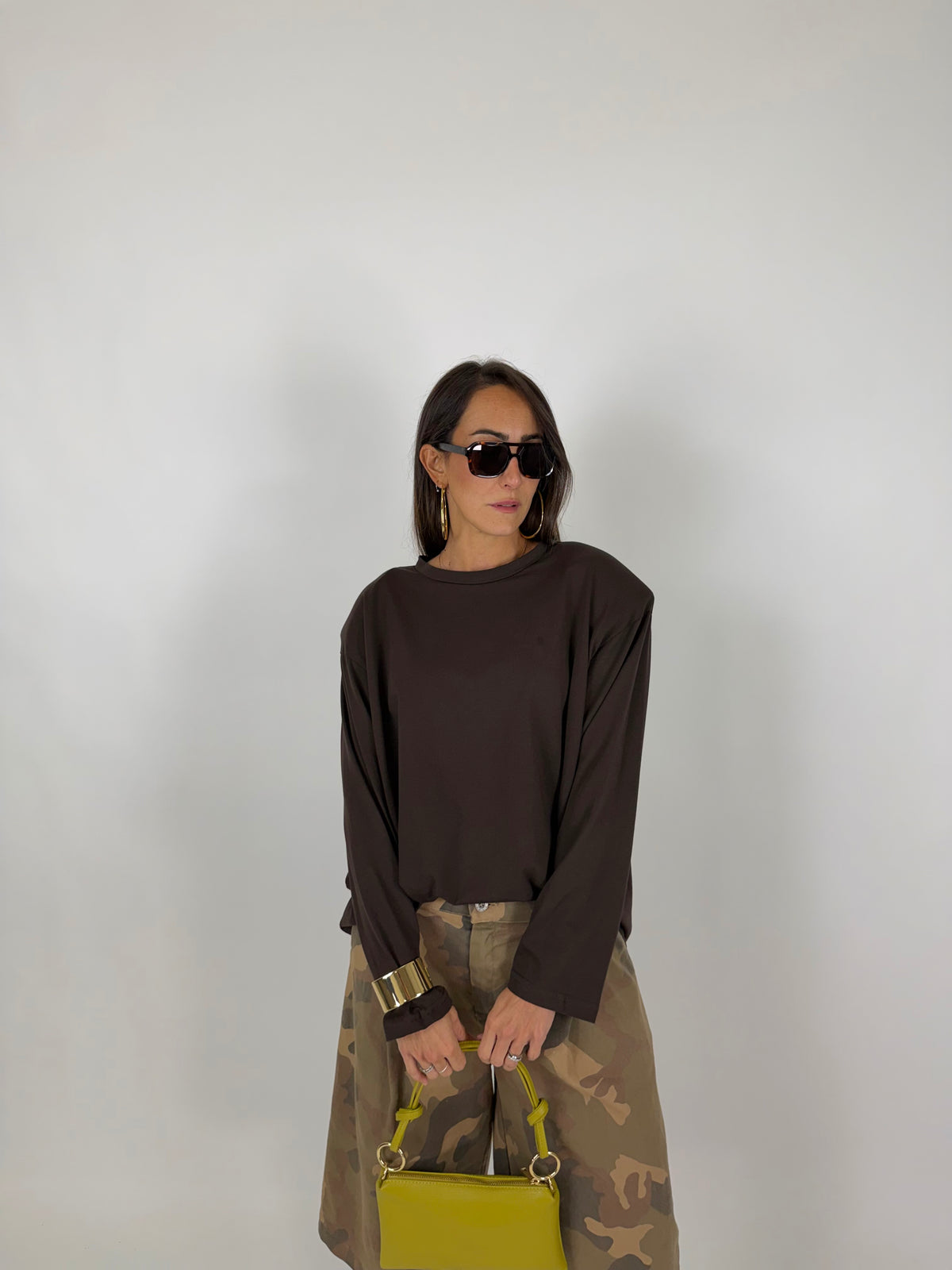 T-SHIRT BOXY CHOCO