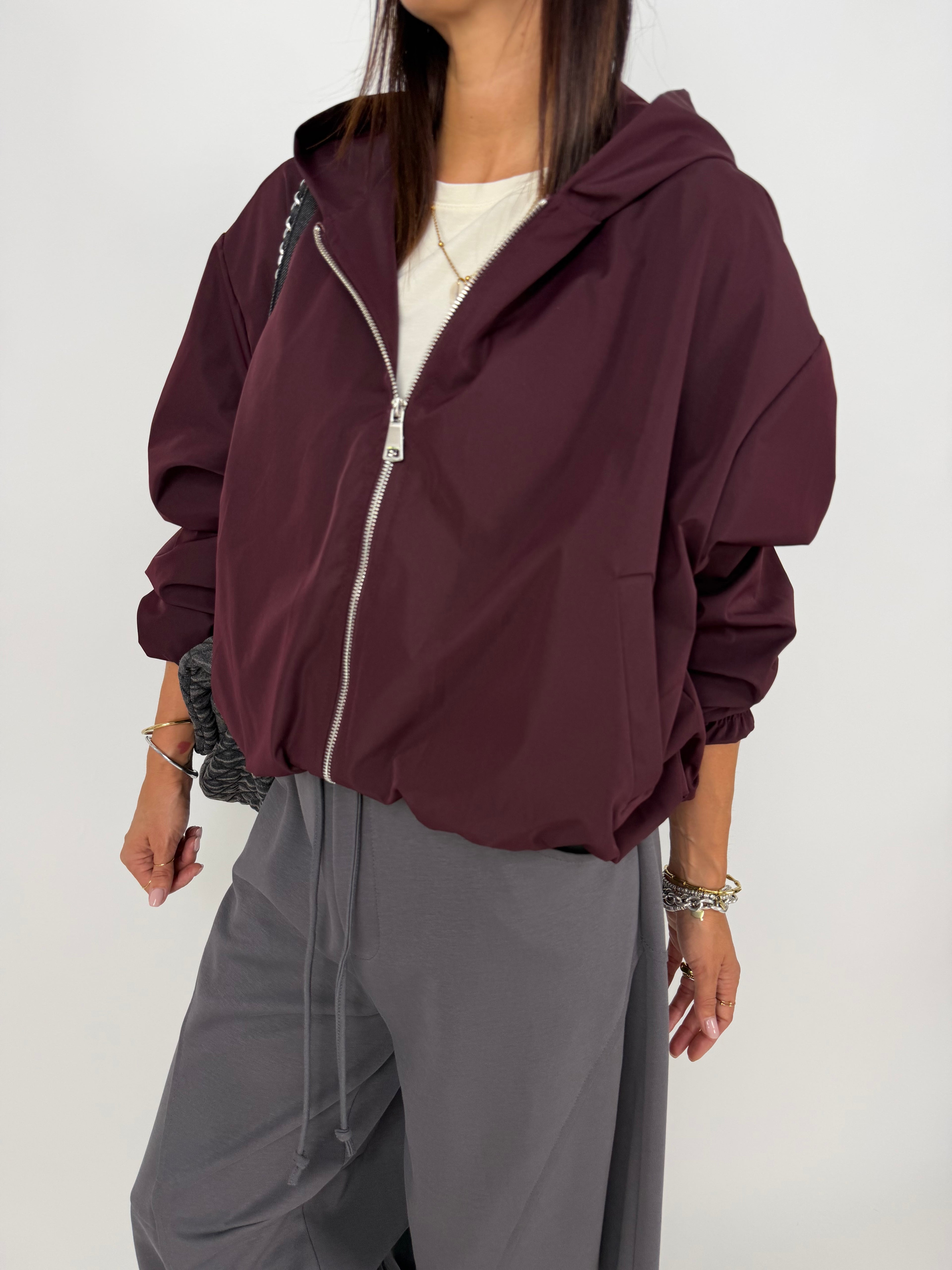 GIACCA TECH PUFF BORDEAUX