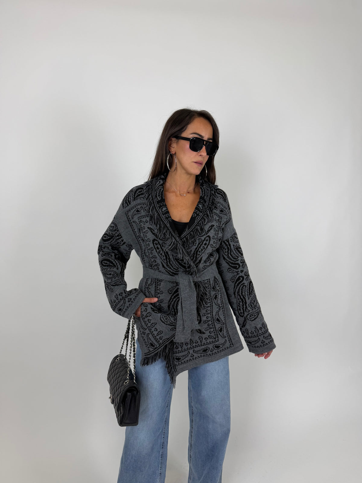 CARDIGAN AZTECO