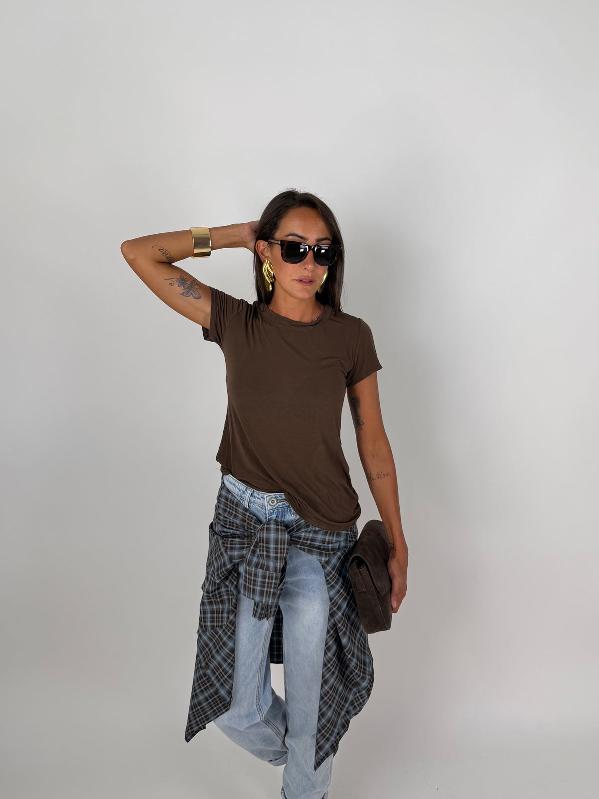T-SHIRT VEIL CHOCO