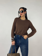 Carica l&#39;immagine nel visualizzatore di Gallery, MAGLIA SPOKE CHOCO
