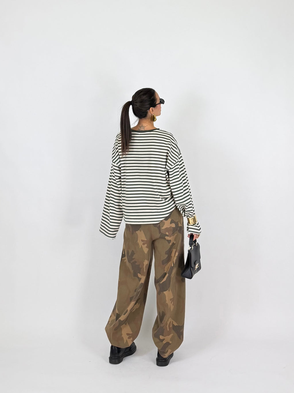 MAGLIA STRIPES GREEN