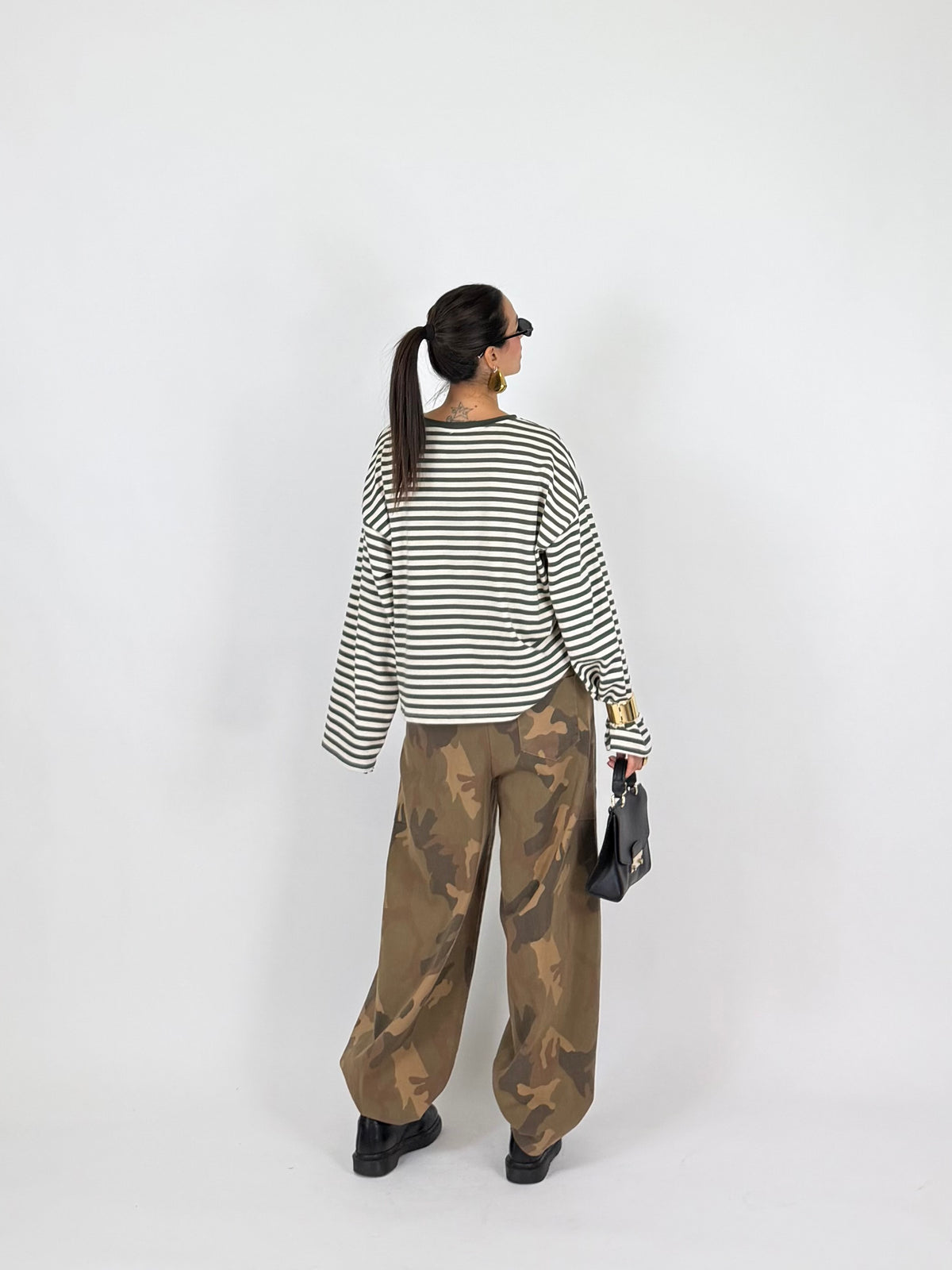 MAGLIA STRIPES GREEN