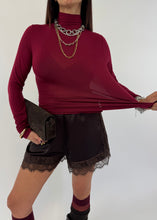 Carica l&#39;immagine nel visualizzatore di Gallery, MAGLIA DOLCEVITA BORDEAUX
