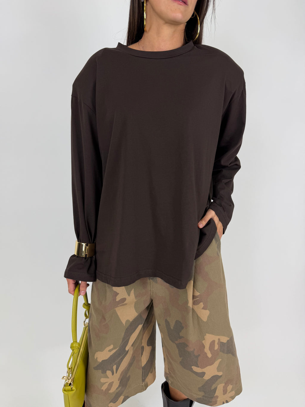 T-SHIRT BOXY CHOCO