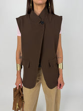 Carica l'immagine nel visualizzatore di Gallery, GILET ONE CHOCO
