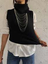 Carica l&#39;immagine nel visualizzatore di Gallery, MAGLIA NECK BOLD NERA
