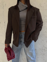Carica l&#39;immagine nel visualizzatore di Gallery, BLAZER LOOSE FIT CAFFÈ

