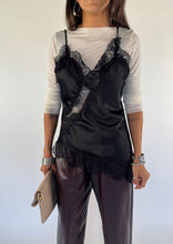 Carica l&#39;immagine nel visualizzatore di Gallery, TOP SLIP NERO
