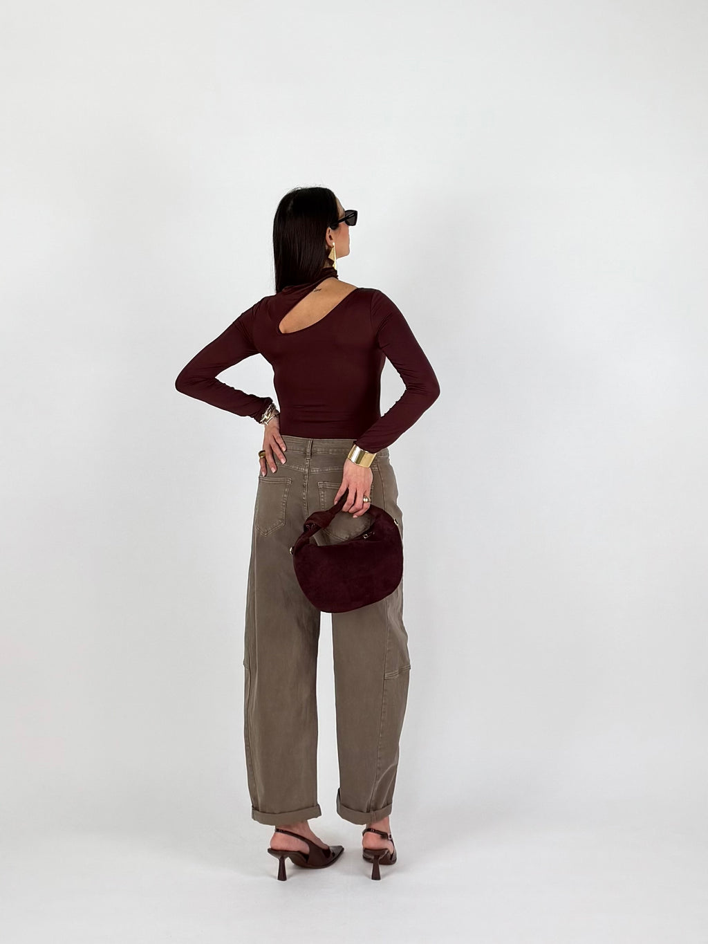 BODY HOLE NECK MARSALA
