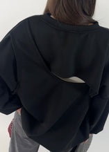 Carica l&#39;immagine nel visualizzatore di Gallery, FELPA HOLE NERA
