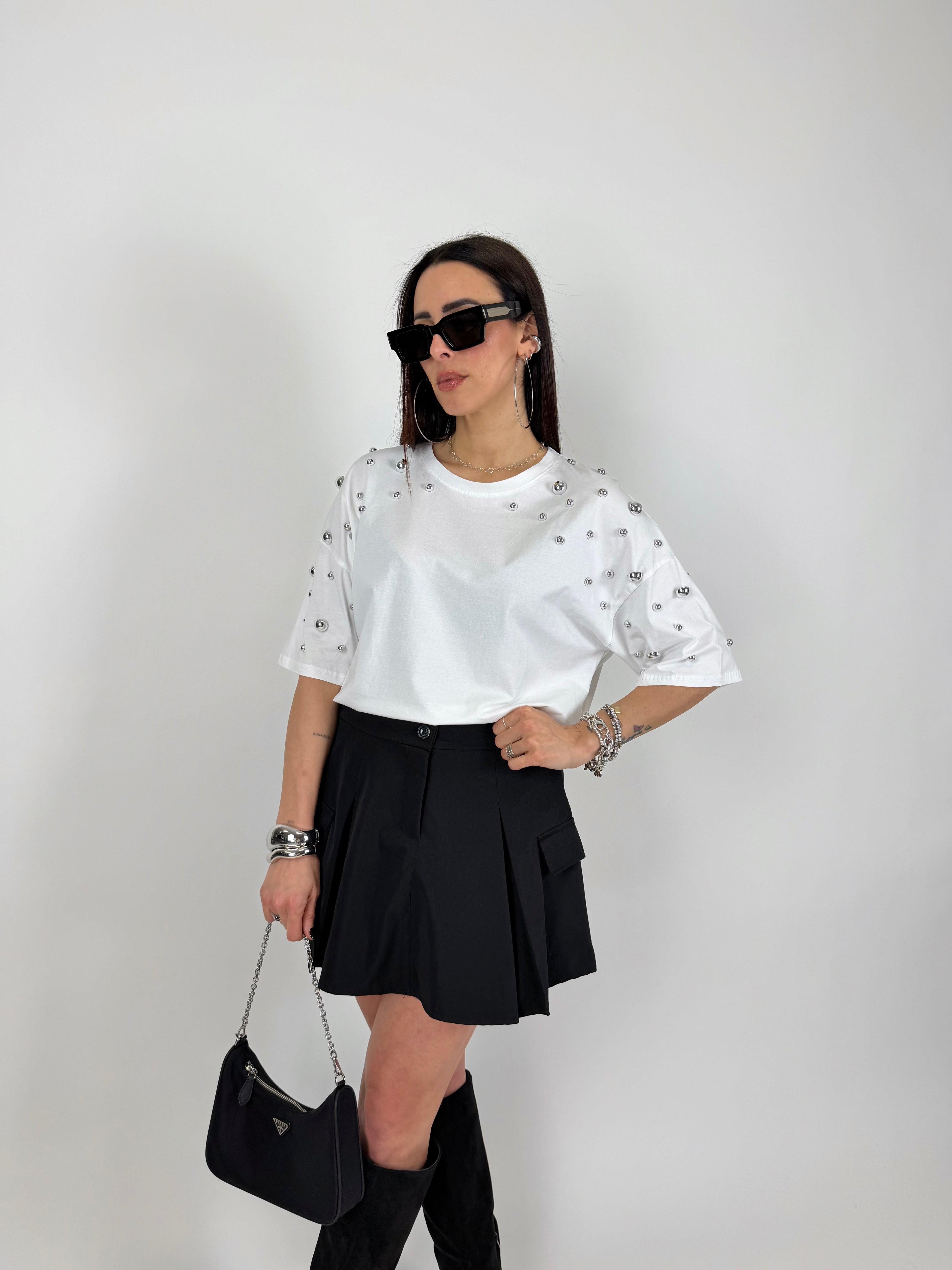 POCKET SKIRT NERA