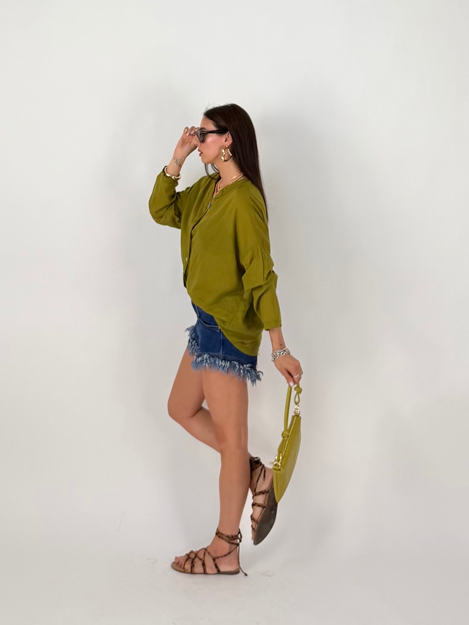 VEIL SHIRT OLIVA