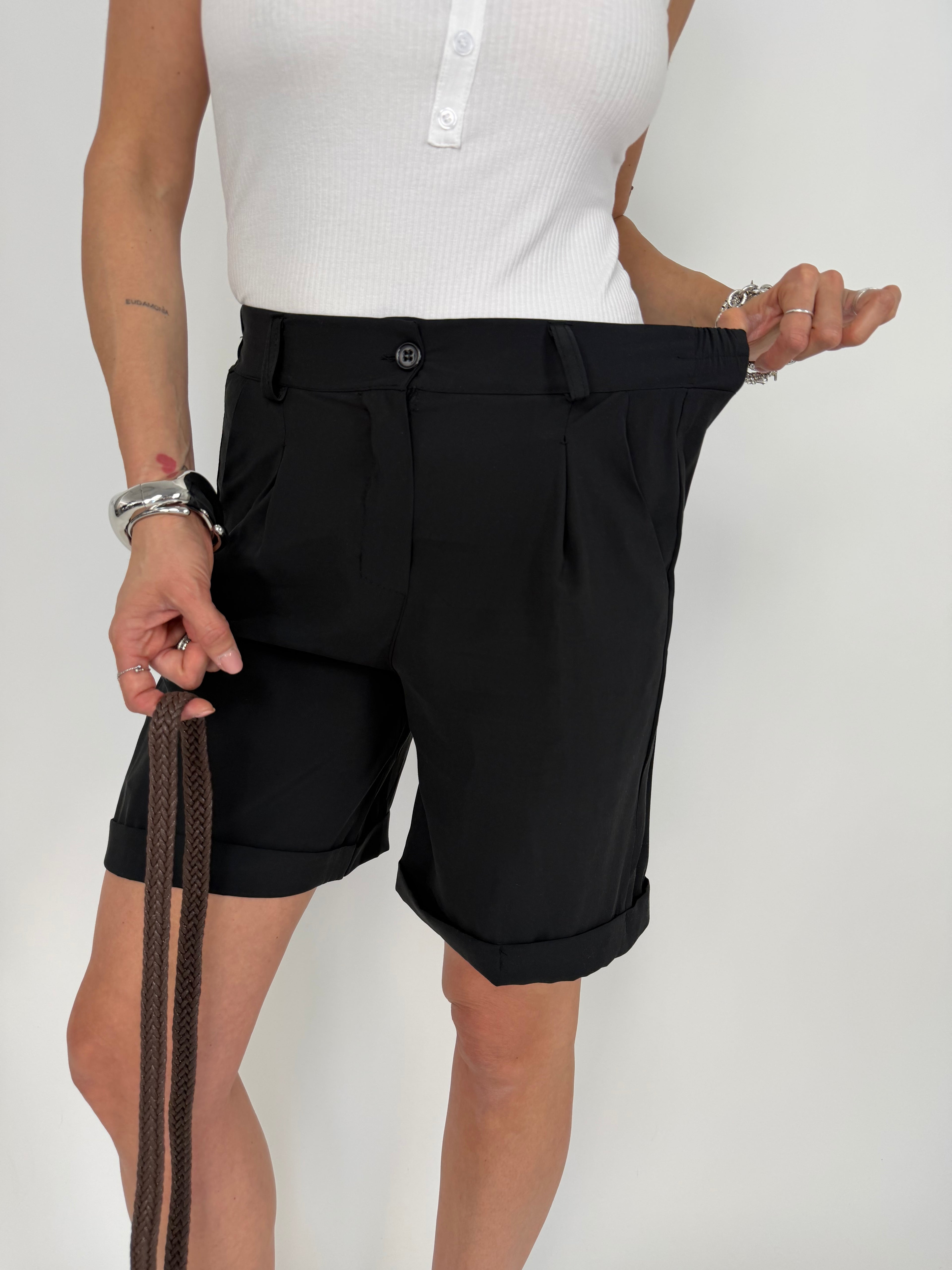 BERMUDA BELT NERO