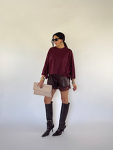 Carica l&#39;immagine nel visualizzatore di Gallery, SHORTS SKIN LACE BORDEAUX
