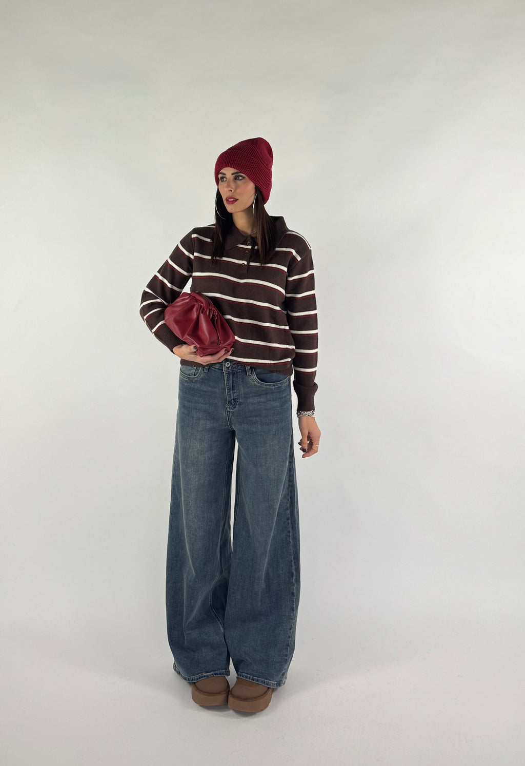 JEANS CLEAN PALAZZO