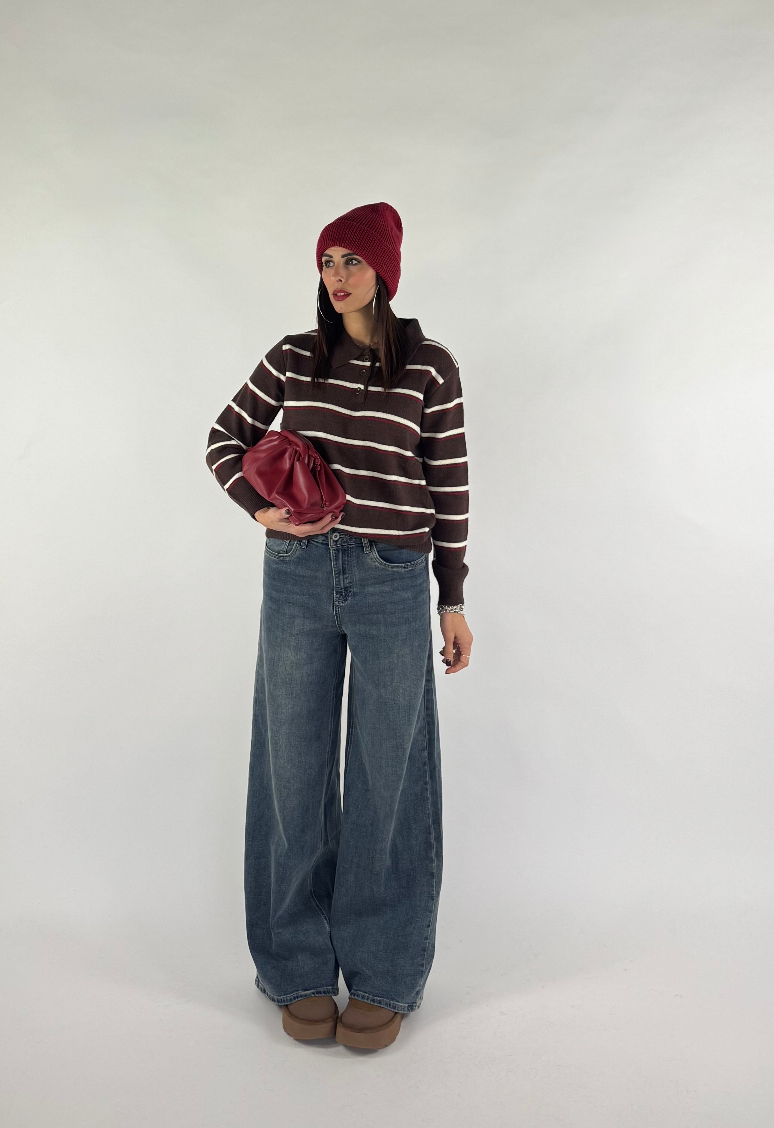 JEANS CLEAN PALAZZO