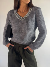 Carica l&#39;immagine nel visualizzatore di Gallery, PULL DIAMOND GRIGIO
