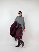 Carica l'immagine nel visualizzatore di Gallery, GONNA MIDI LACE BORDEAUX
