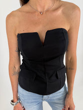 Carica l'immagine nel visualizzatore di Gallery, BUSTIER BLACK
