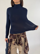 Carica l&#39;immagine nel visualizzatore di Gallery, MAGLIA DOLCEVITA BLU
