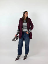 Carica l&#39;immagine nel visualizzatore di Gallery, BLAZER CLASSY BORDEAUX
