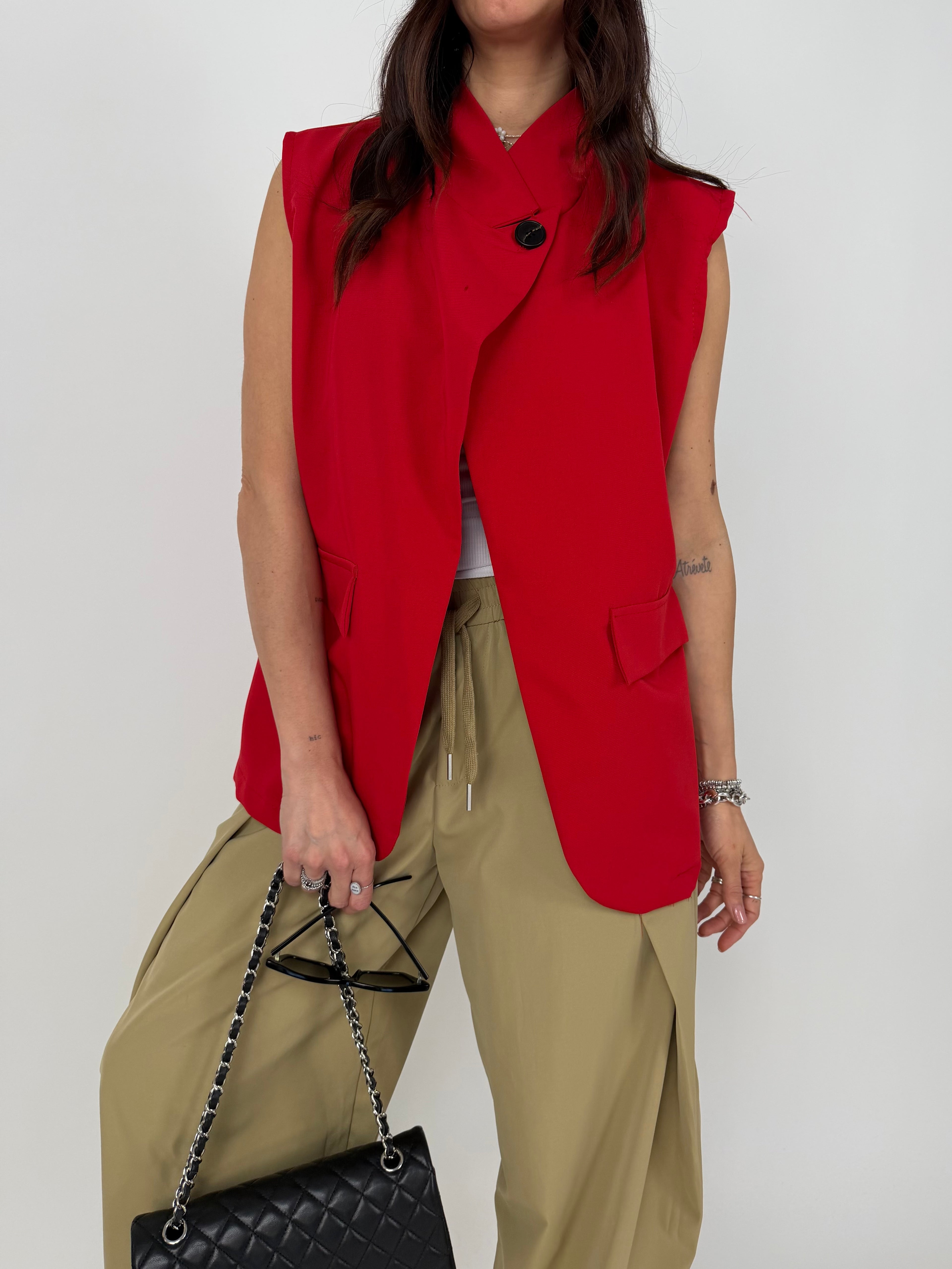 GILET ONE ROSSO