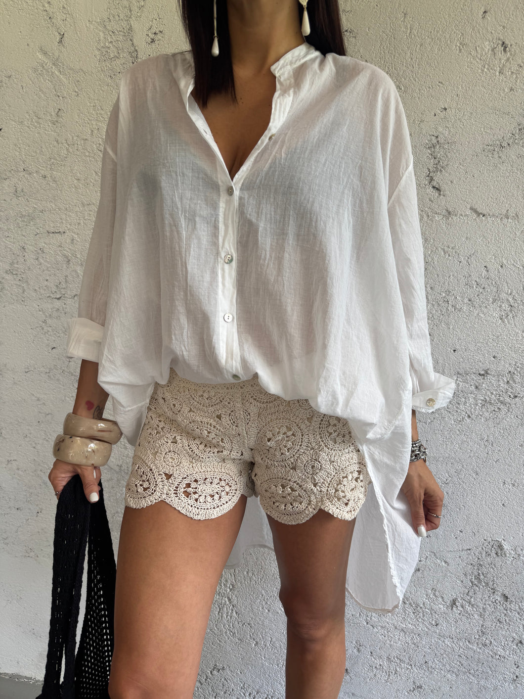 SHORTS MACRAMÈ