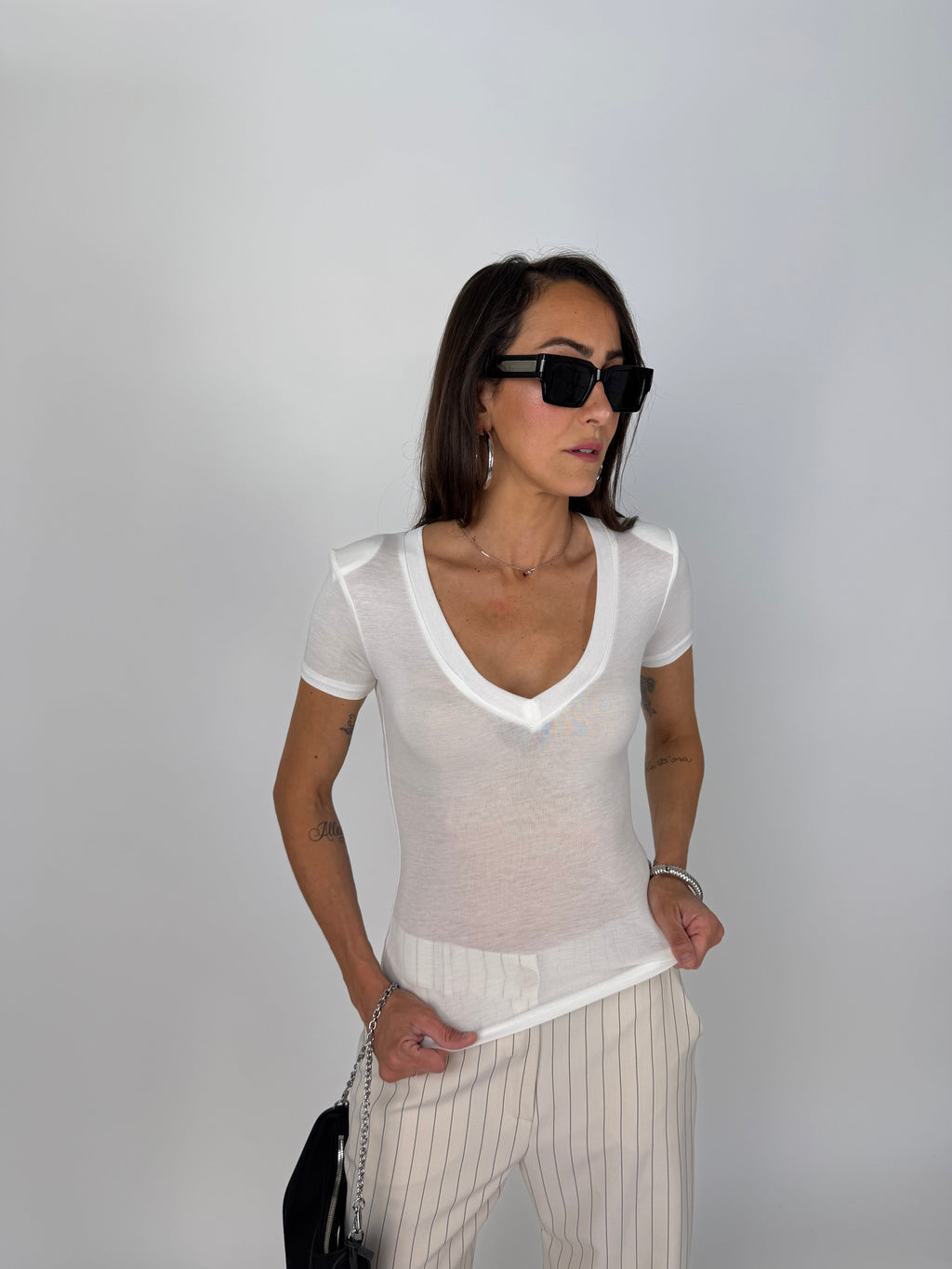 T-SHIRT LIGHTSHOL BIANCA