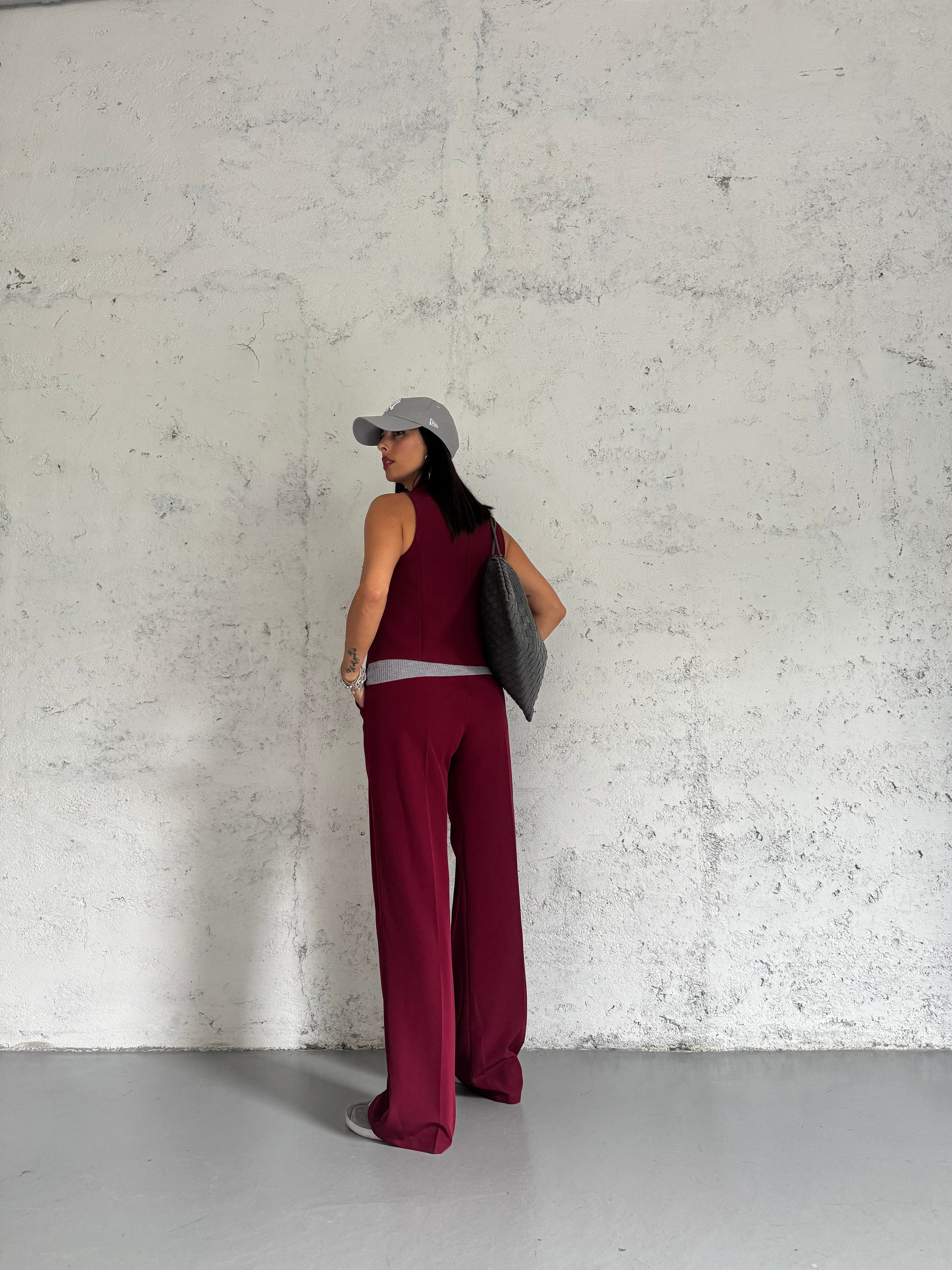 GILET BORDEAUX
