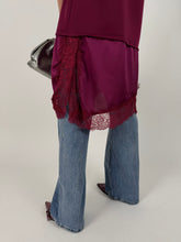 Carica l'immagine nel visualizzatore di Gallery, T-SHIRT DRESS BORDEAUX
