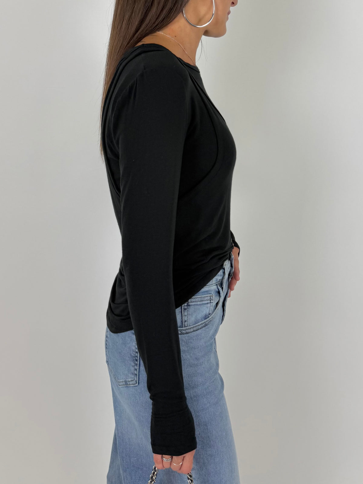 MAGLIA DOUBLE NERA