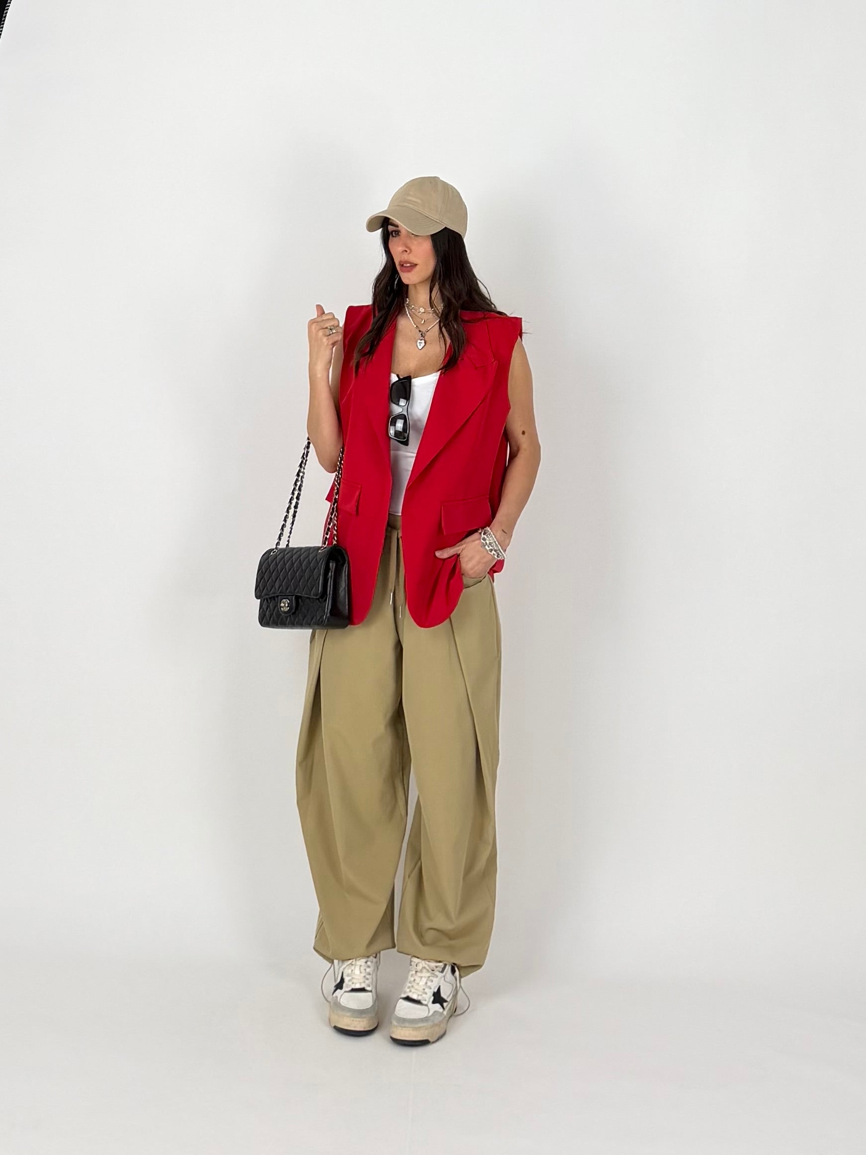 GILET ONE ROSSO