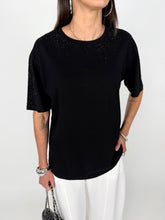 Carica l'immagine nel visualizzatore di Gallery, T-SHIRT BLACK SHINE
