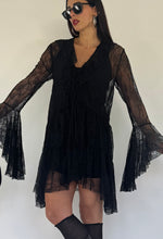 Carica l&#39;immagine nel visualizzatore di Gallery, LACE DRESS NERO
