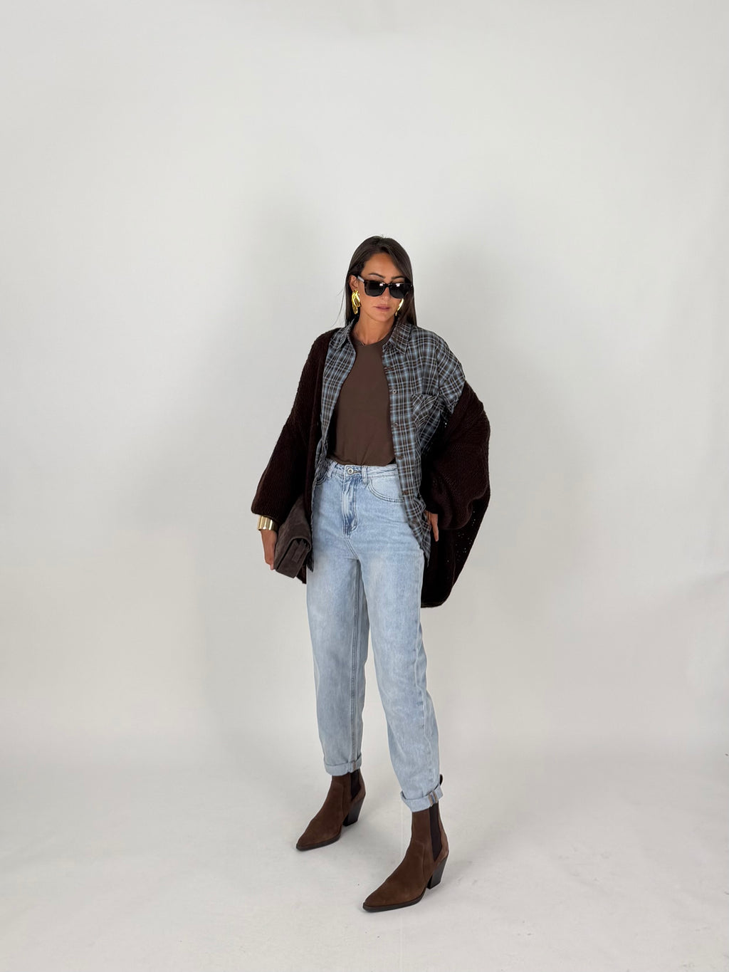 MAXI CARDIGAN CACAO