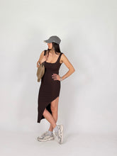 Carica l'immagine nel visualizzatore di Gallery, ABITO STRETCH CHOCO
