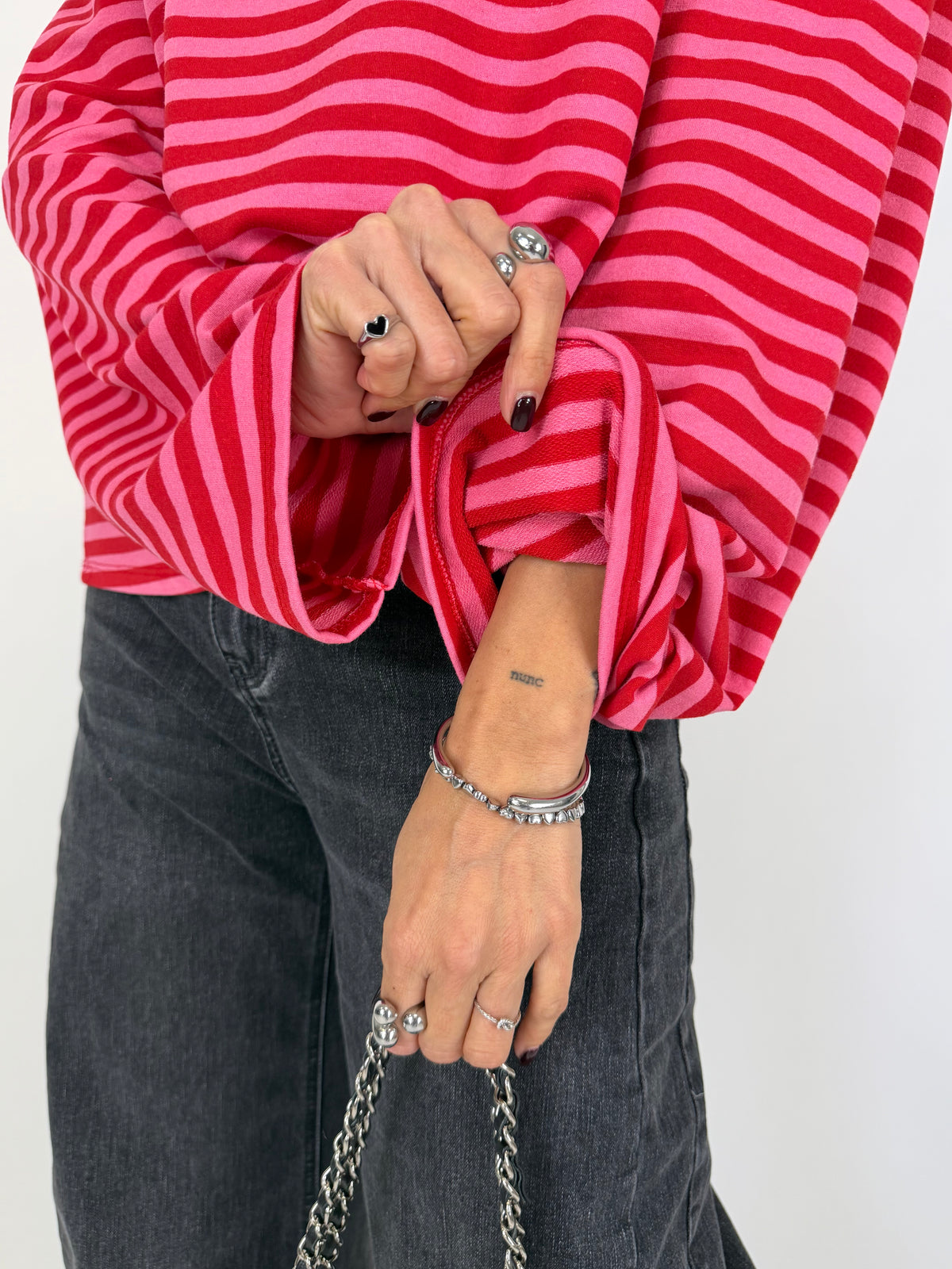 MAGLIA STRIPES PINK