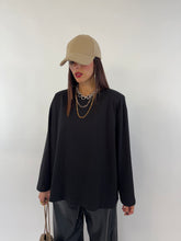 Carica l&#39;immagine nel visualizzatore di Gallery, T-SHIRT SHOL NERA
