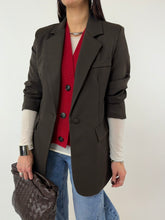 Carica l&#39;immagine nel visualizzatore di Gallery, BLAZER CLASSY MOKA
