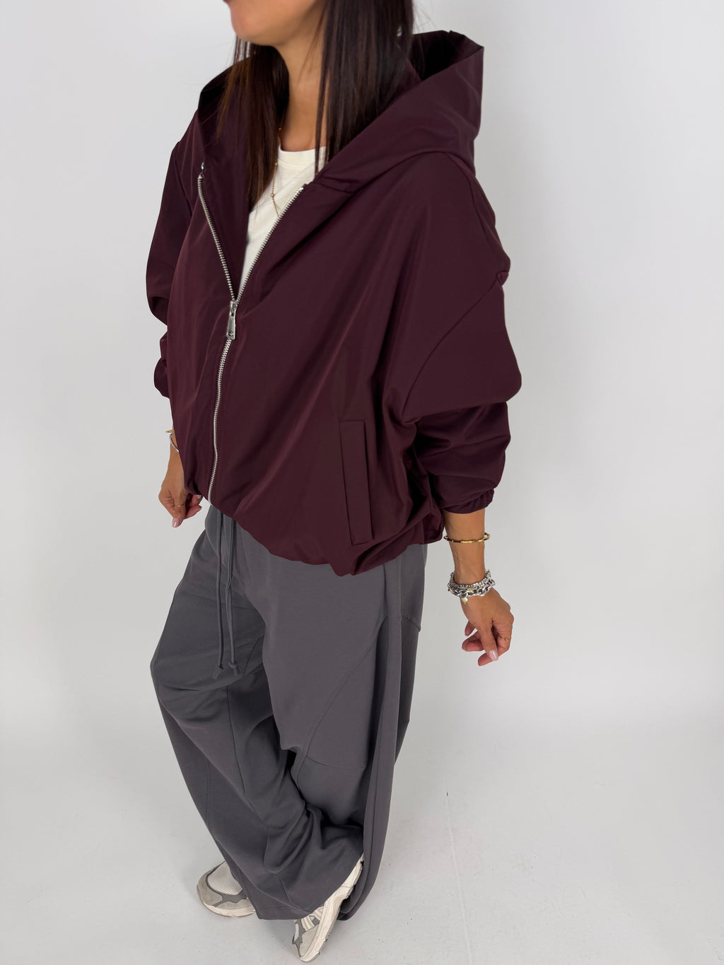 GIACCA TECH PUFF BORDEAUX