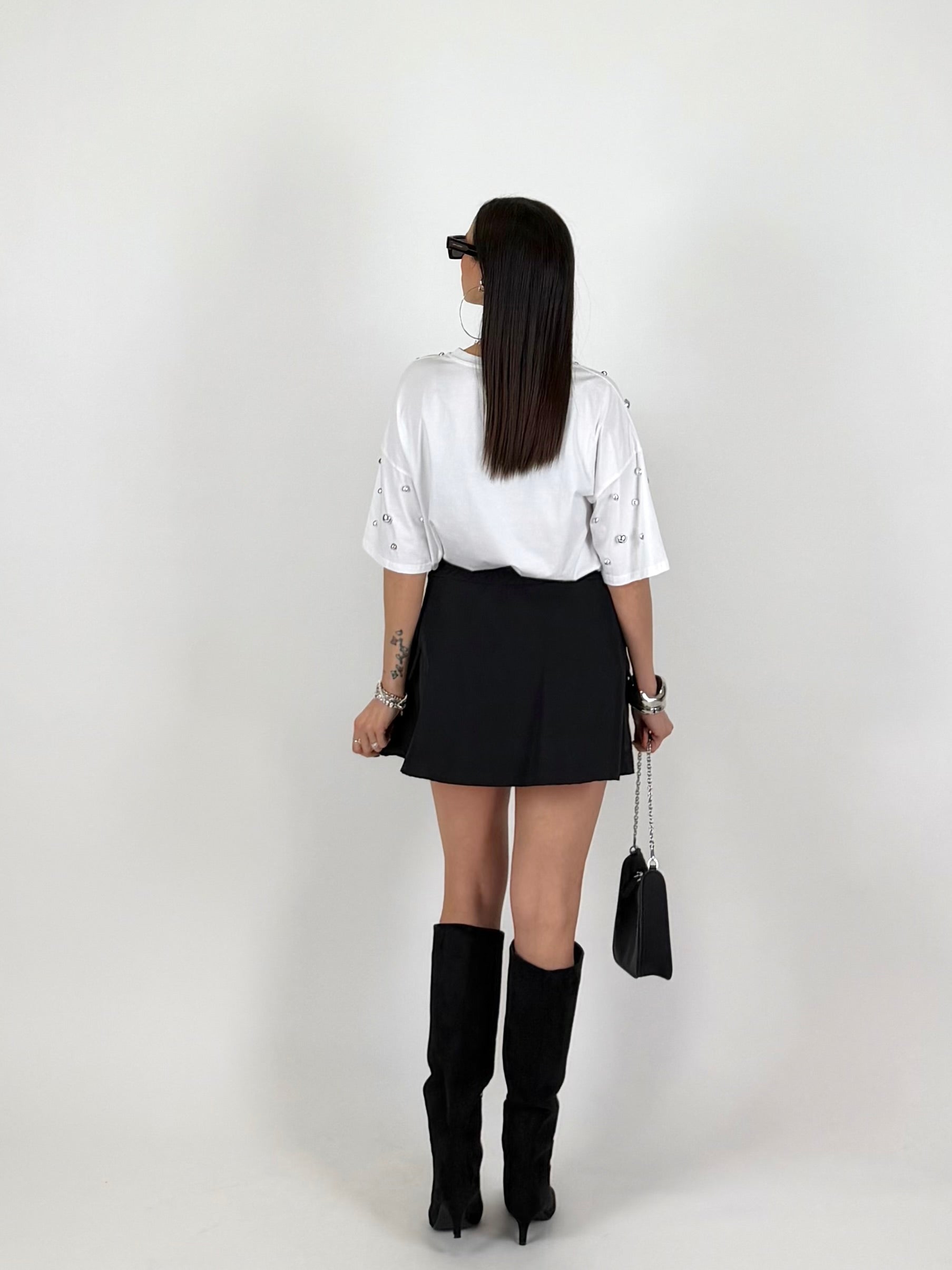 POCKET SKIRT NERA