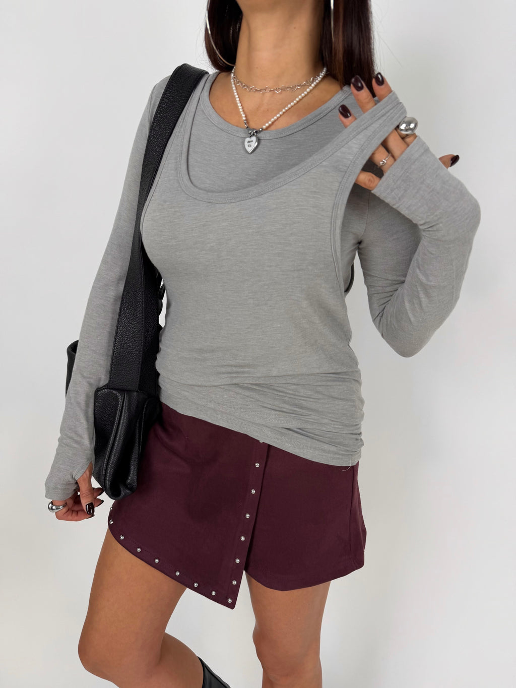MAGLIA DOUBLE PERLA